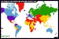 New map compares breast sizes around the world